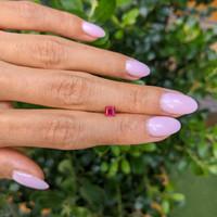 0.45 Ct. Ruby from Mozambique Life Style