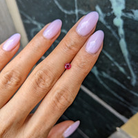 0.44 Ct. Ruby from Mozambique Life Style