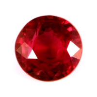 Pave Ruby Ring 0.34 Ct., 14K Yellow Gold Combination Stone