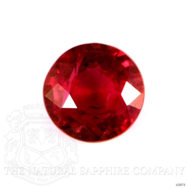 Pave Ruby Ring 0.34 Ct., 14K Yellow Gold