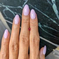 0.39 Ct. Ruby from Mozambique Life Style