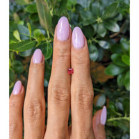 0.39 Ct. Ruby from Mozambique Life Style