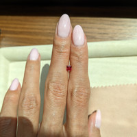 0.39 Ct. Ruby from Mozambique Life Style