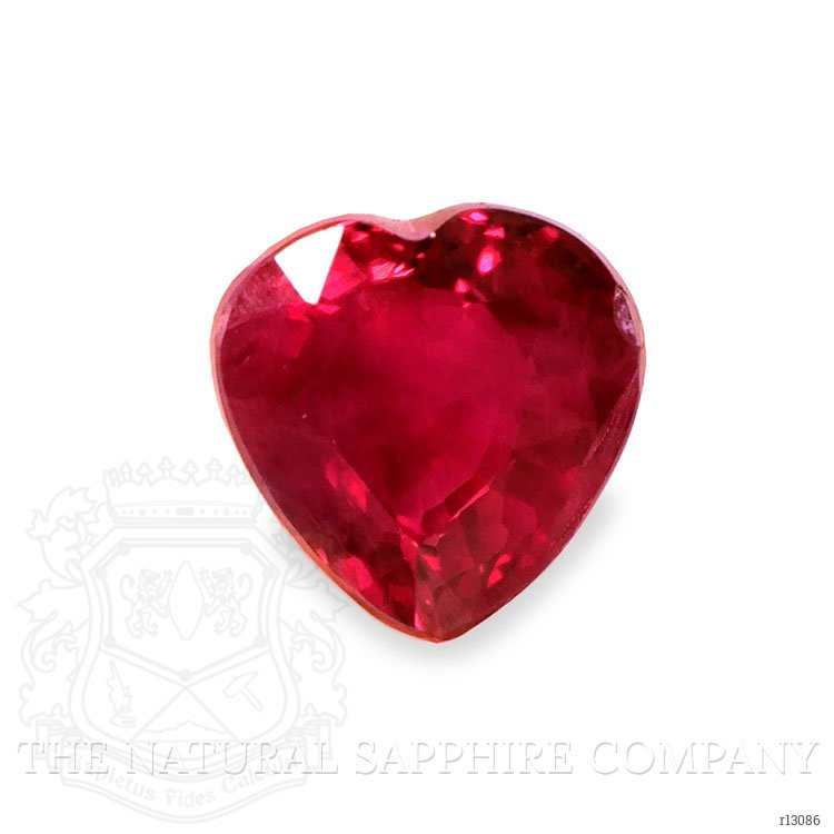 Pave Ruby Ring 0.41 Ct., 14K White Gold