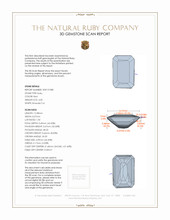 4.00 Ct. Ruby from Mozambique 3 D Scan Report