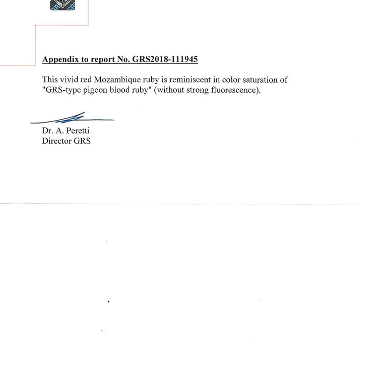 2.02 Ct. Ruby from Mozambique