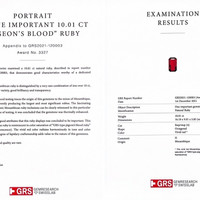 10.01 Ct. Ruby from Mozambique Scan Report