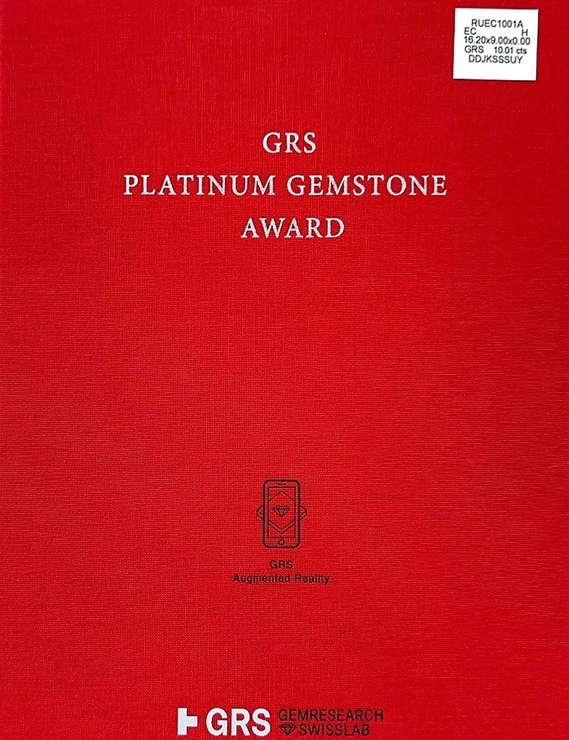 10.01 Ct. Ruby from Mozambique