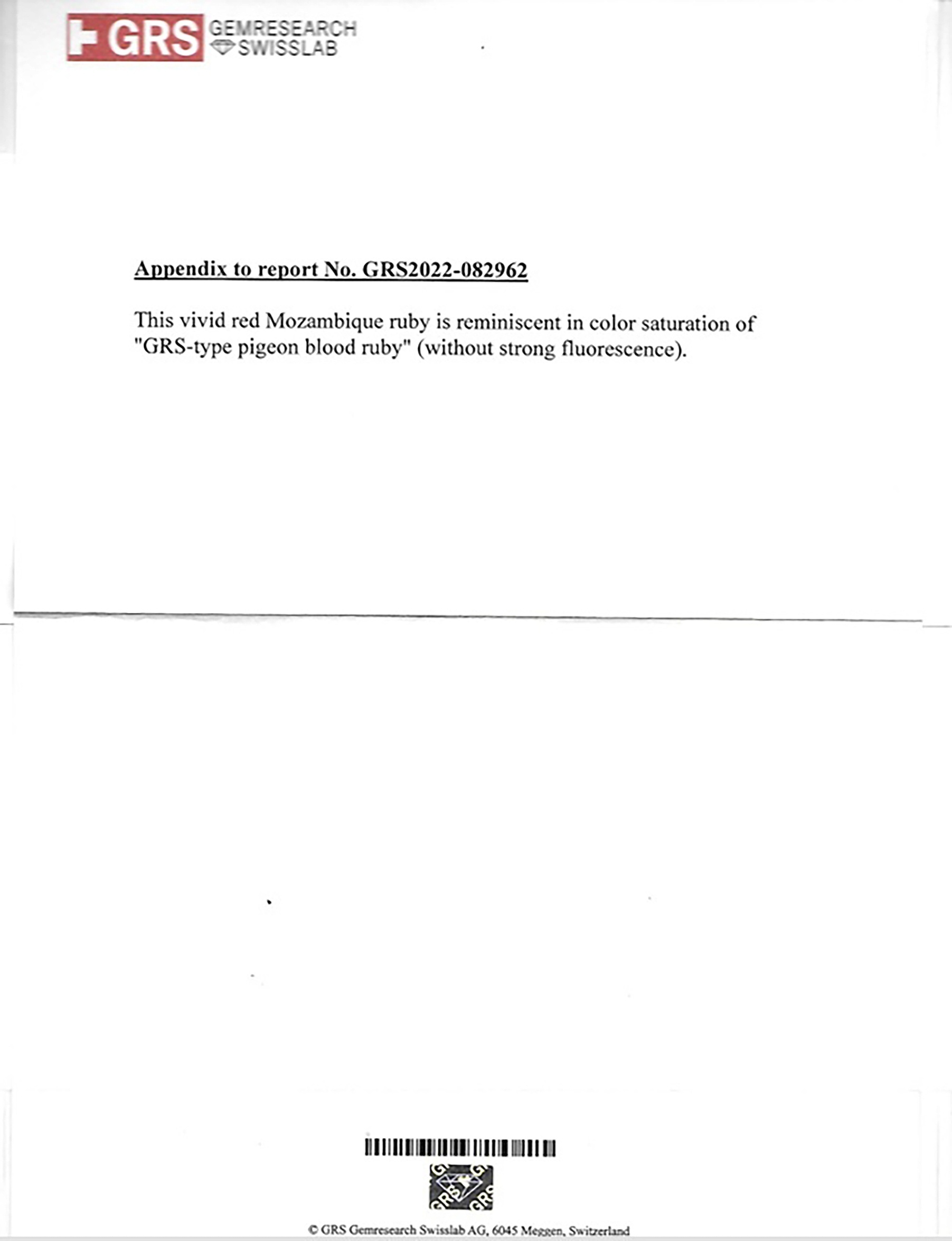 6.05 Ct. Ruby from Mozambique