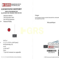 6.02 Ct. Ruby from Mozambique Scan Report