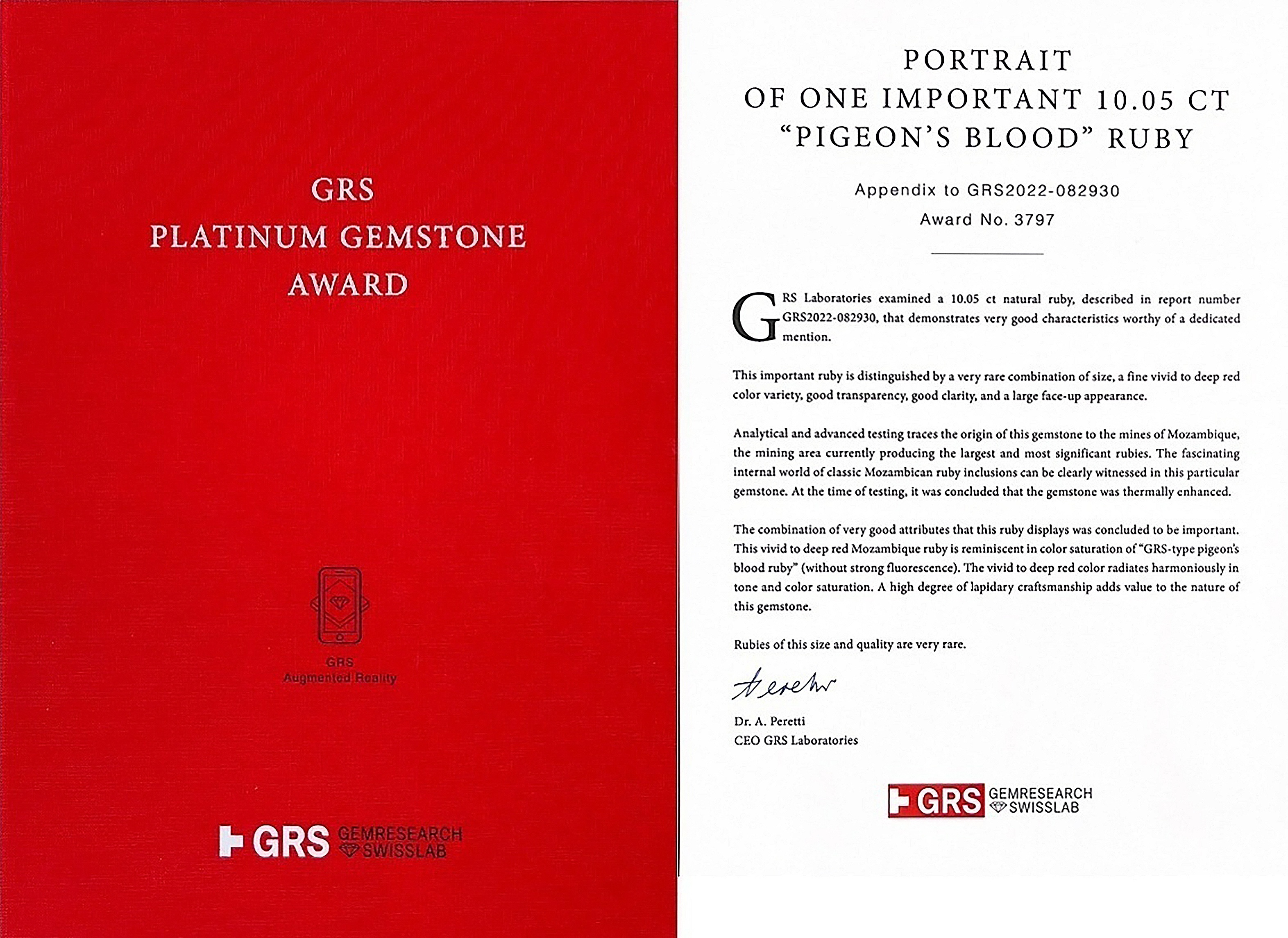 10.05 Ct. Ruby from Mozambique