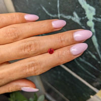 0.66 Ct. Ruby from Mozambique Life Style