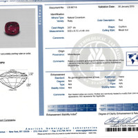 3.07 Ct. Ruby from Mozambique Scan Report
