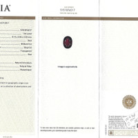 1.46 Ct. Ruby from Mozambique Scan Report