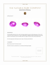 4.56 Ct. Star Ruby from Burma (Myanmar) Appraisal