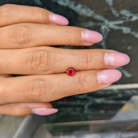 0.75 Ct. Ruby from Mozambique Life Style