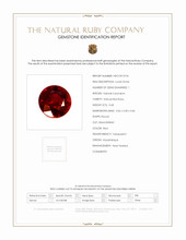 0.68 Ct. Ruby from Mozambique Scan Report