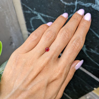 0.64 Ct. Ruby from Mozambique Life Style