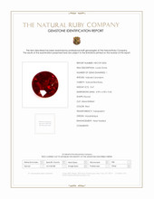 0.67 Ct. Ruby from Mozambique Scan Report