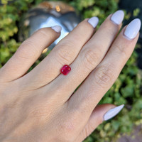 1.14 Ct. Ruby from Mozambique Life Style