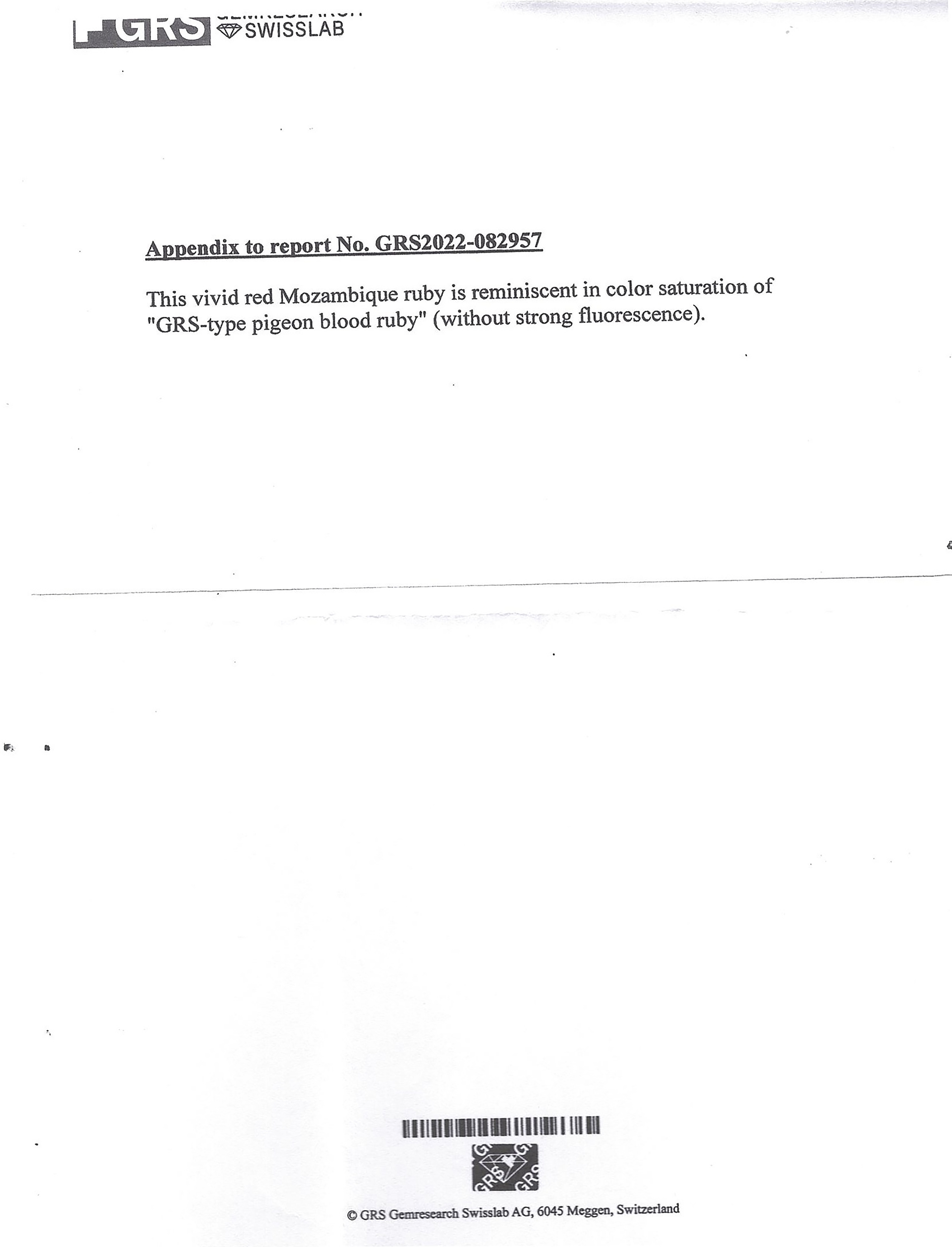 2.04 Ct. Ruby from Mozambique