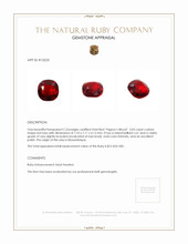 2.03 Ct. Ruby from Mozambique Appraisal