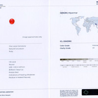 1.10 Ct. Ruby from Burma (Myanmar) Scan Report