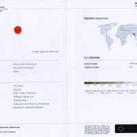 1.20 Ct. Ruby from Burma (Myanmar) Scan Report
