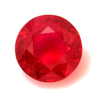 Pave Ruby Ring 1.20 Ct., 14K White Gold Combination Stone