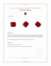 2.04 Ct. Ruby from Mozambique Appraisal