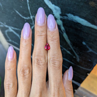1.20 Ct. Ruby from Mozambique Life Style