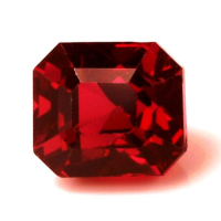 Men's Ruby Ring 1.65 Ct., Platinum 950 Combination Stone