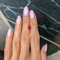 1.03 Ct. Ruby from Mozambique Life Style