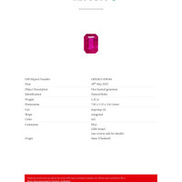 1.32 Ct. Ruby from Thailand Scan Report
