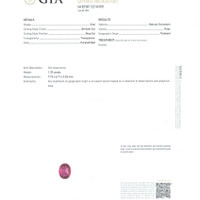 1.39 Ct. Ruby from Thailand Scan Report