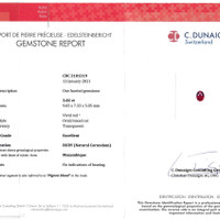 3.02 Ct. Ruby from Mozambique Scan Report
