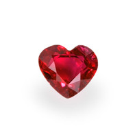 Pave Ruby Ring 1.26 Ct., 14K Rose Gold Combination Stone