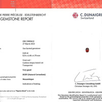 2.61 Ct. Ruby from Mozambique Scan Report