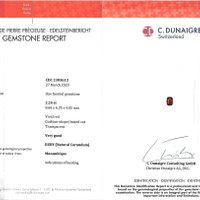 2.24 Ct. Ruby from Mozambique Scan Report