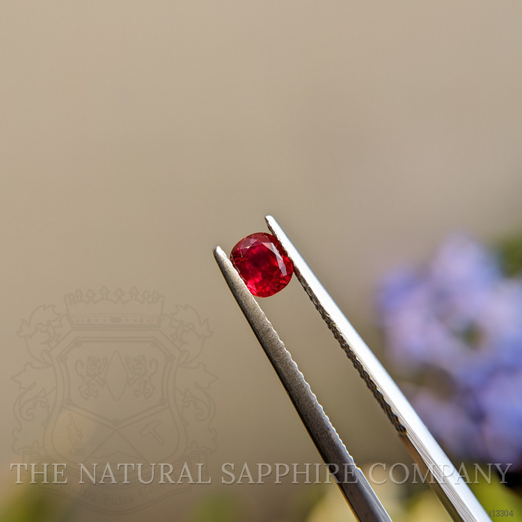 0.71 Ct. Ruby from Ceylon (Sri Lanka)