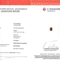 4.04 Ct. Ruby from Mozambique Scan Report