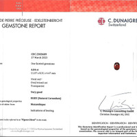 4.04 Ct. Ruby from Mozambique Scan Report