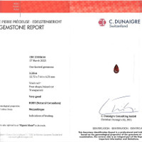 3.28 Ct. Ruby from Mozambique Scan Report