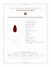 1.35 Ct. Ruby from Mozambique Scan Report