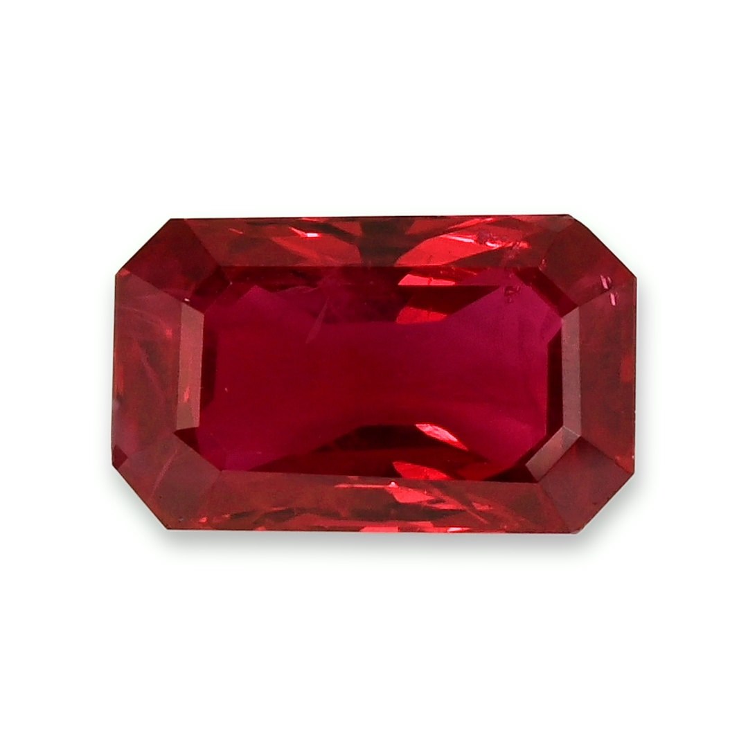 Loose Ruby - Emerald Cut 1.99 Ct. - #R13346 | The Natural Ruby Company