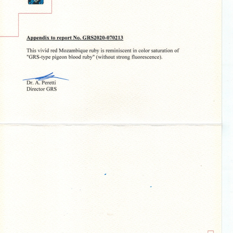 1.11 Ct. Ruby from Mozambique