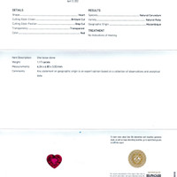 1.17 Ct. Ruby from Mozambique Scan Report