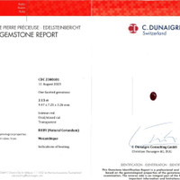 2.13 Ct. Ruby from Mozambique Scan Report