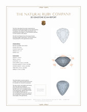 1.37 Ct. Ruby from Mozambique 3 D Scan Report