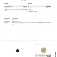 0.64 Ct. Ruby from Burma (Myanmar) Scan Report